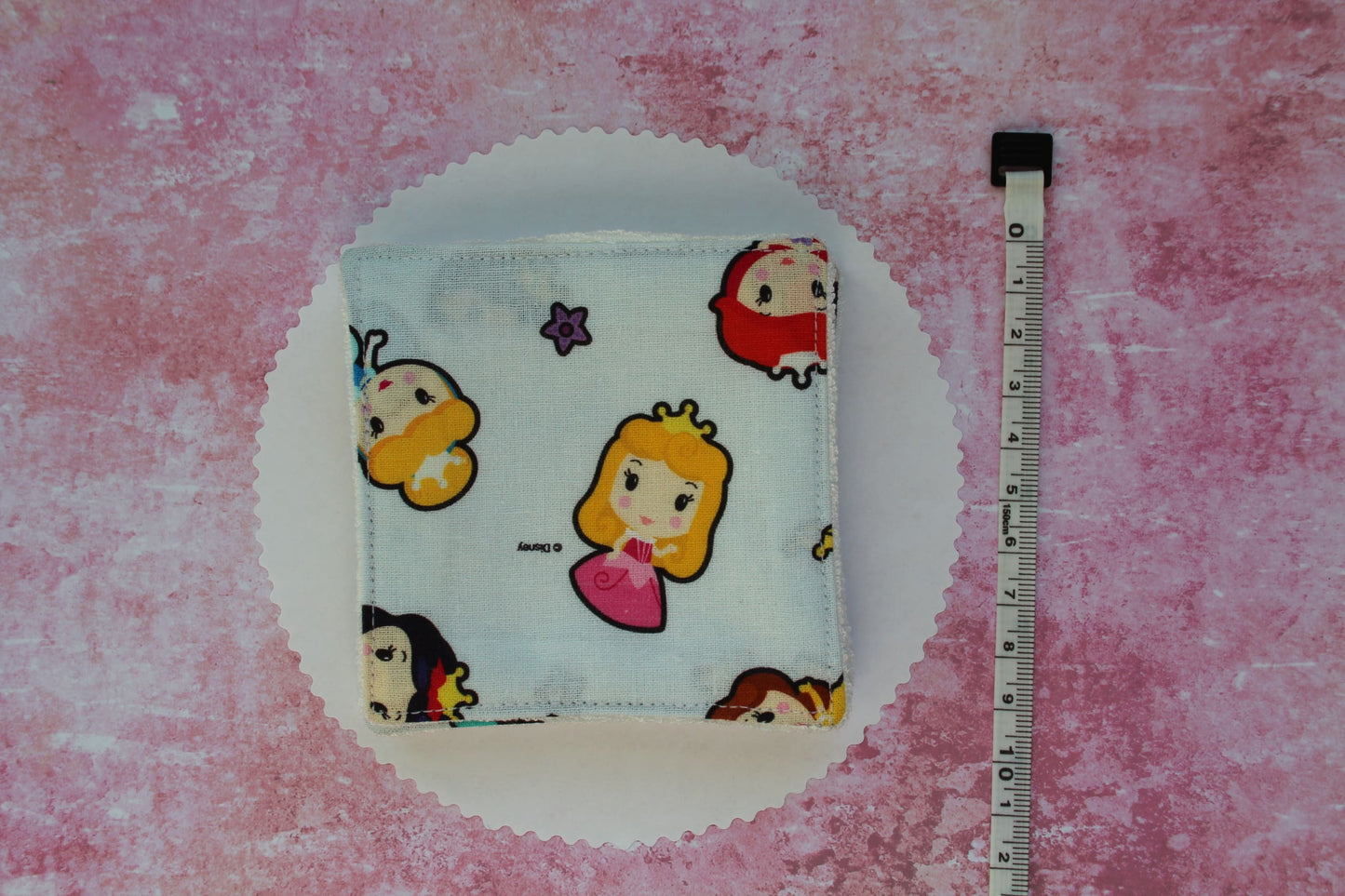 Lingette lavable Pipoka - 5 cotonettes Princesses démaquillantes lavables